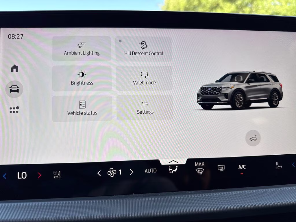 2026 Space White Metallic Ford Explorer ST RWD SUV