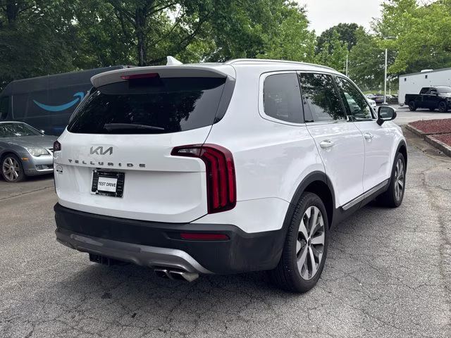 2022 Glacial White Pearl Kia Telluride EX FWD SUV