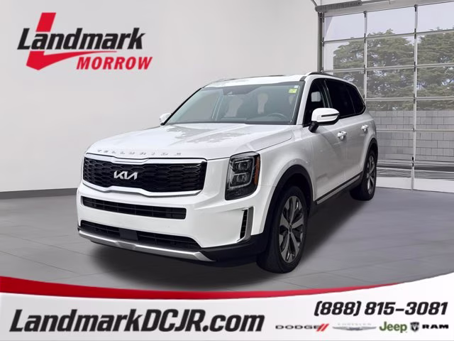2022 Glacial White Pearl Kia Telluride EX FWD SUV