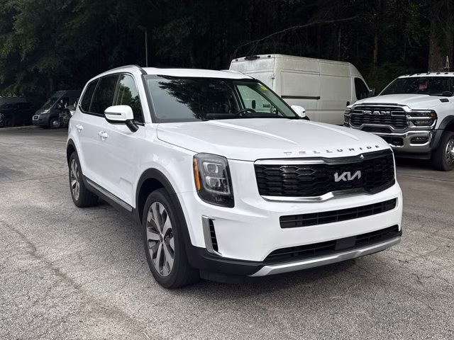 2022 Glacial White Pearl Kia Telluride EX FWD SUV