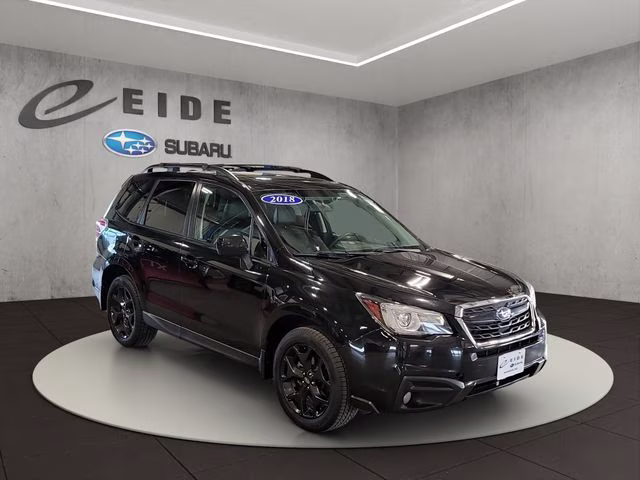 2018 Crystal Black Silica Subaru Forester 2.5i Premium AWD SUV