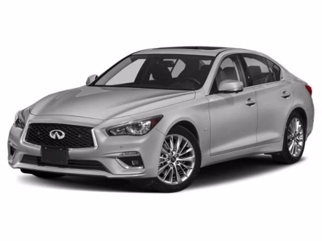 2018 Liquid Platinum INFINITI Q50 3.0t LUXE AWD Sedan