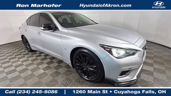 2018 Liquid Platinum INFINITI Q50 3.0t LUXE AWD Sedan