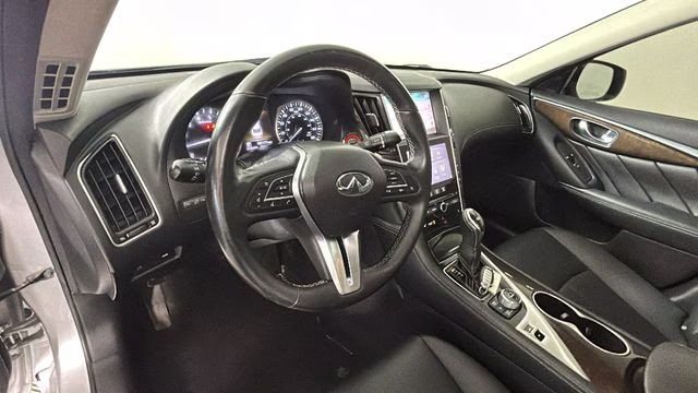 2018 Liquid Platinum INFINITI Q50 3.0t LUXE AWD Sedan