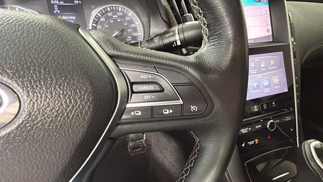 2018 Liquid Platinum INFINITI Q50 3.0t LUXE AWD Sedan