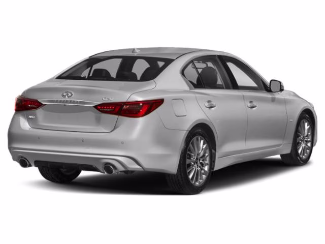 2018 Liquid Platinum INFINITI Q50 3.0t LUXE AWD Sedan