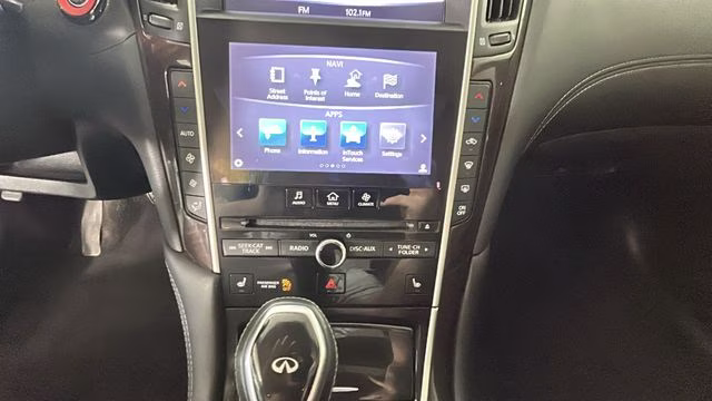 2018 Liquid Platinum INFINITI Q50 3.0t LUXE AWD Sedan