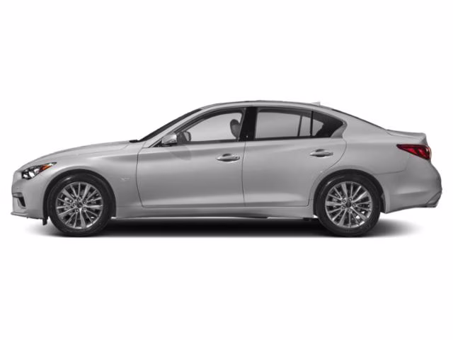 2018 Liquid Platinum INFINITI Q50 3.0t LUXE AWD Sedan