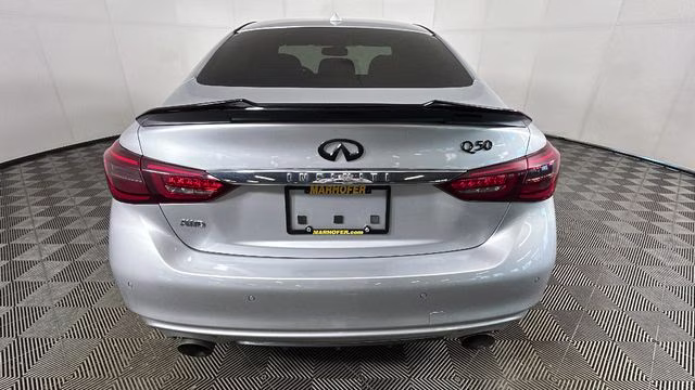 2018 Liquid Platinum INFINITI Q50 3.0t LUXE AWD Sedan