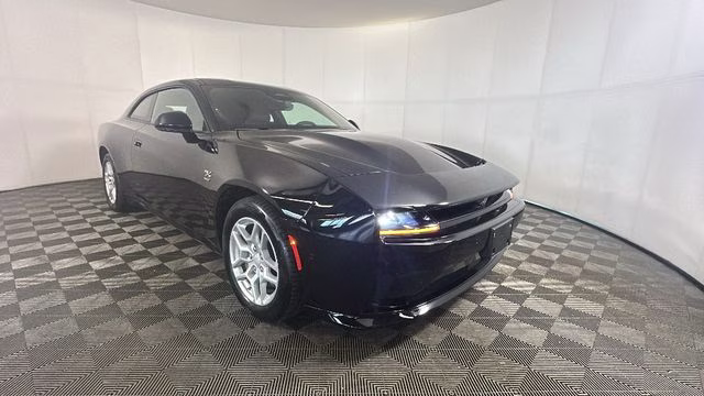 2025 Diamond Black Crystal Pearlcoat Dodge Charger R/T AWD Coupe