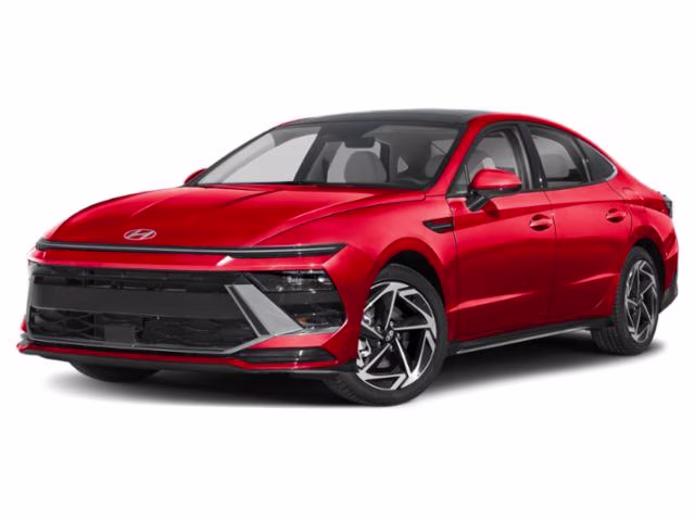 2024 Ultimate red Hyundai Sonata SEL FWD Sedan