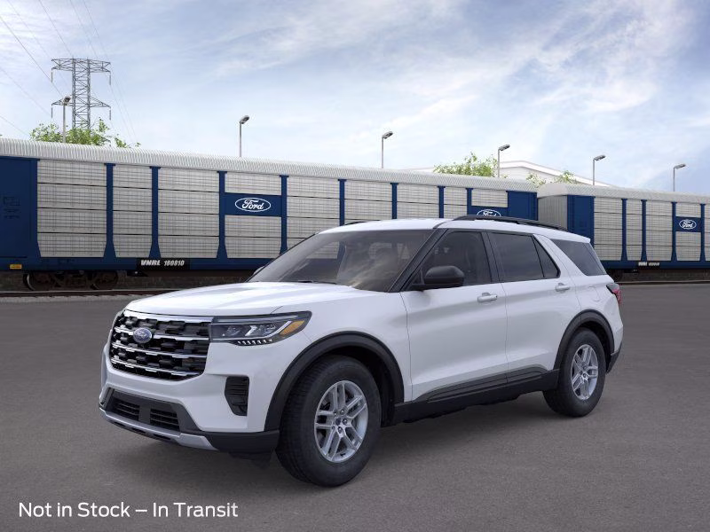 2026 Space White Metallic Ford Explorer Active 4X4 SUV