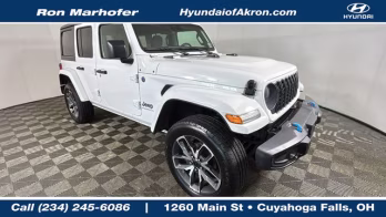 2024 Bright White Clearcoat Jeep Wrangler Sport S 4xe 4X4 SUV