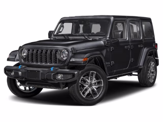 2024 Black Clearcoat Jeep Wrangler Sport S 4xe 4X4 SUV