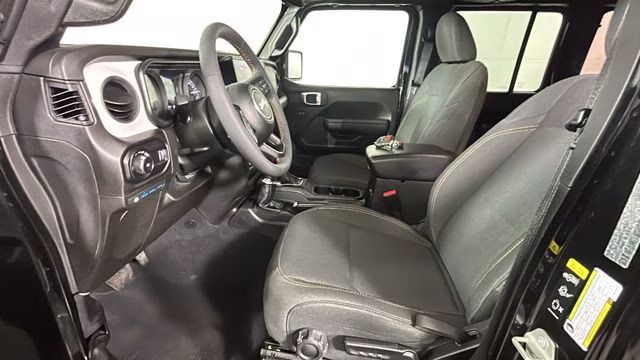 2024 Black Clearcoat Jeep Wrangler Sport S 4xe 4X4 SUV