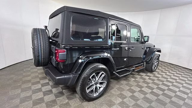 2024 Black Clearcoat Jeep Wrangler Sport S 4xe 4X4 SUV