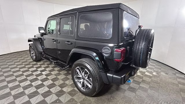 2024 Black Clearcoat Jeep Wrangler Sport S 4xe 4X4 SUV