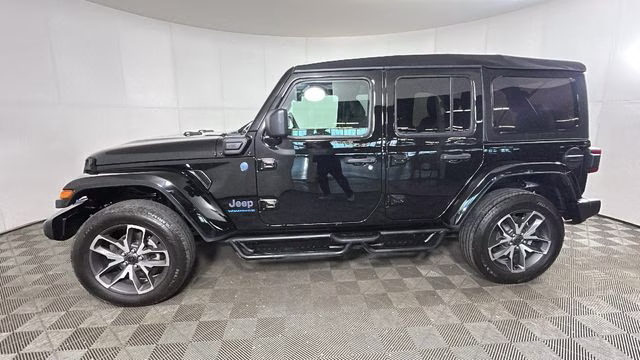 2024 Black Clearcoat Jeep Wrangler Sport S 4xe 4X4 SUV