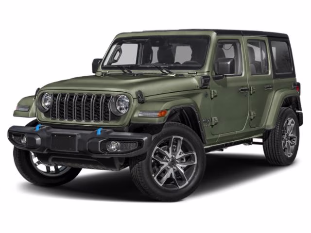 2024 Sarge Green Clearcoat Jeep Wrangler Sahara 4xe 4X4 SUV