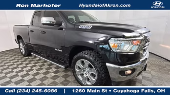 2022 Diamond Black Crystal Pearlcoat Ram 1500 Big Horn/Lone Star 4X4 Truck