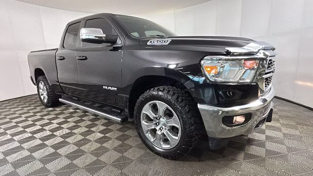 2022 Diamond Black Crystal Pearlcoat Ram 1500 Big Horn/Lone Star 4X4 Truck