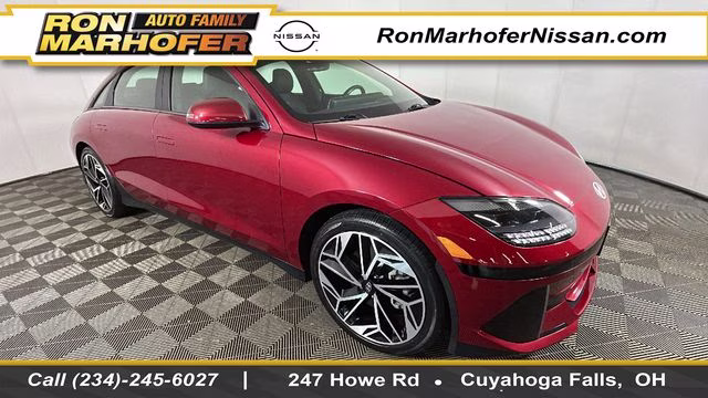 2023 Ultimate Red Hyundai IONIQ 6 SEL AWD Sedan