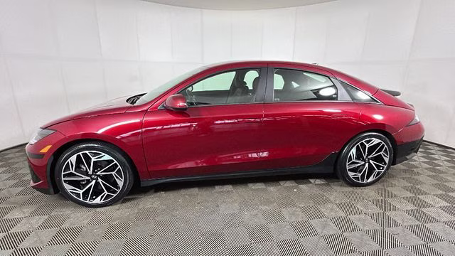 2023 Ultimate Red Hyundai IONIQ 6 SEL AWD Sedan