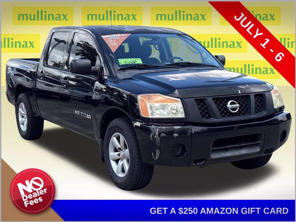 2011 Galaxy Black Metallic Nissan Titan S RWD Truck
