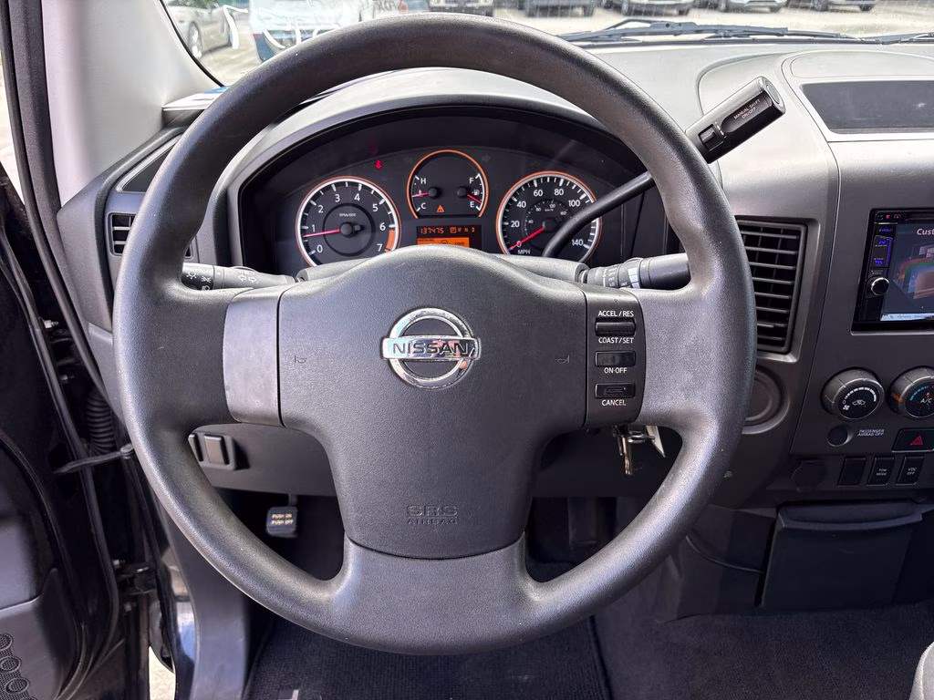 2011 Galaxy Black Metallic Nissan Titan S RWD Truck