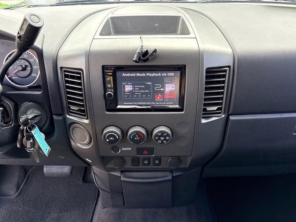 2011 Galaxy Black Metallic Nissan Titan S RWD Truck