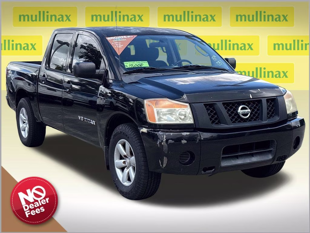 2011 Galaxy Black Metallic Nissan Titan S RWD Truck