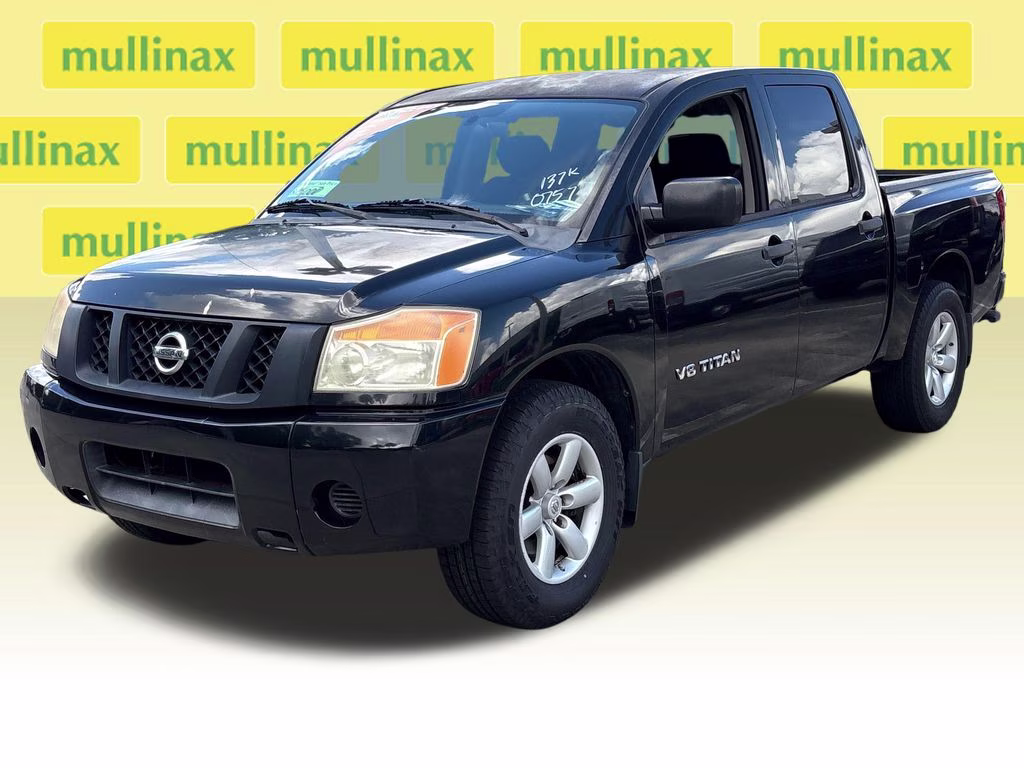 2011 Galaxy Black Metallic Nissan Titan S RWD Truck