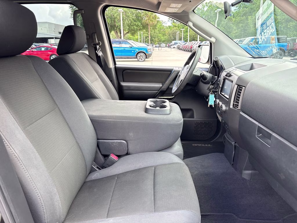 2011 Galaxy Black Metallic Nissan Titan S RWD Truck