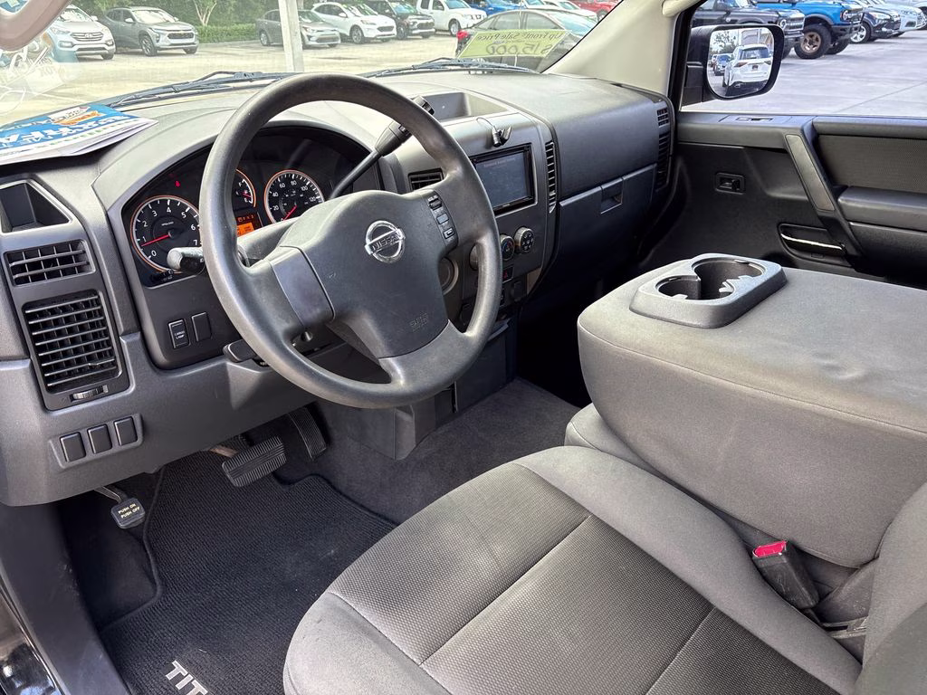 2011 Galaxy Black Metallic Nissan Titan S RWD Truck