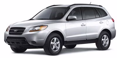 2008 Dark Cherry Red Hyundai Santa Fe GLS FWD SUV