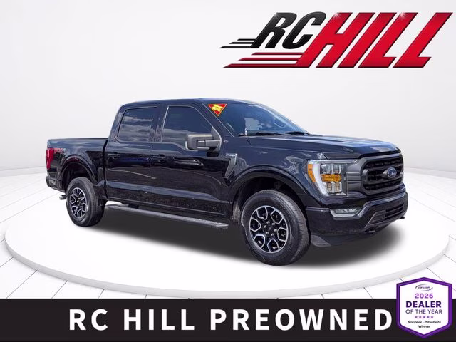 2021 Agate Black Metallic Ford F-150 XLT 4X4 Truck