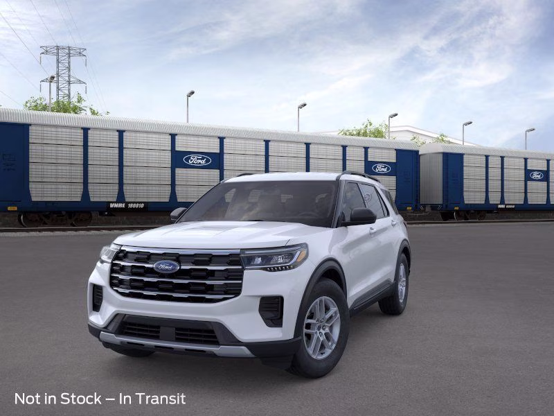 2026 Space White Metallic Ford Explorer Active 4X4 SUV