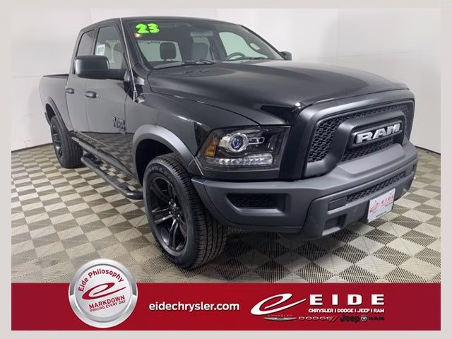 2023 Diamond Black Crystal Pearlcoat Ram 1500 Classic Warlock 4X4 Truck