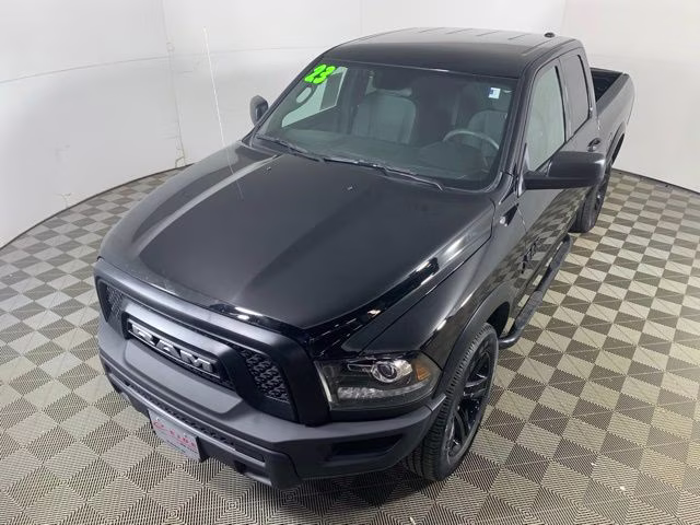 2023 Diamond Black Crystal Pearlcoat Ram 1500 Classic Warlock 4X4 Truck
