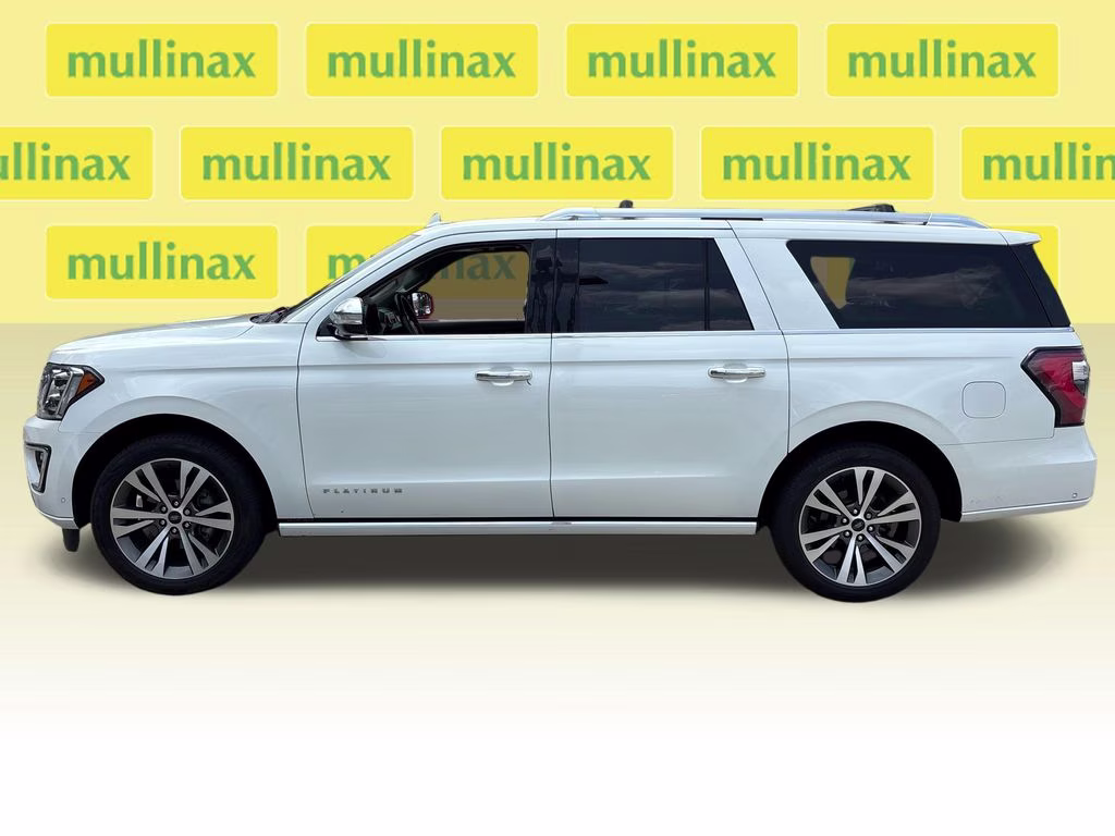 2021 White Metallic Ford Expedition Max Platinum 4X4 SUV
