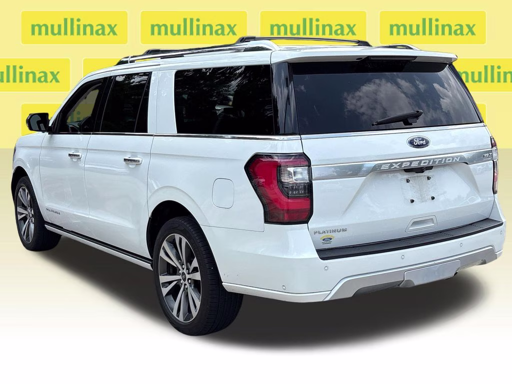 2021 White Metallic Ford Expedition Max Platinum 4X4 SUV