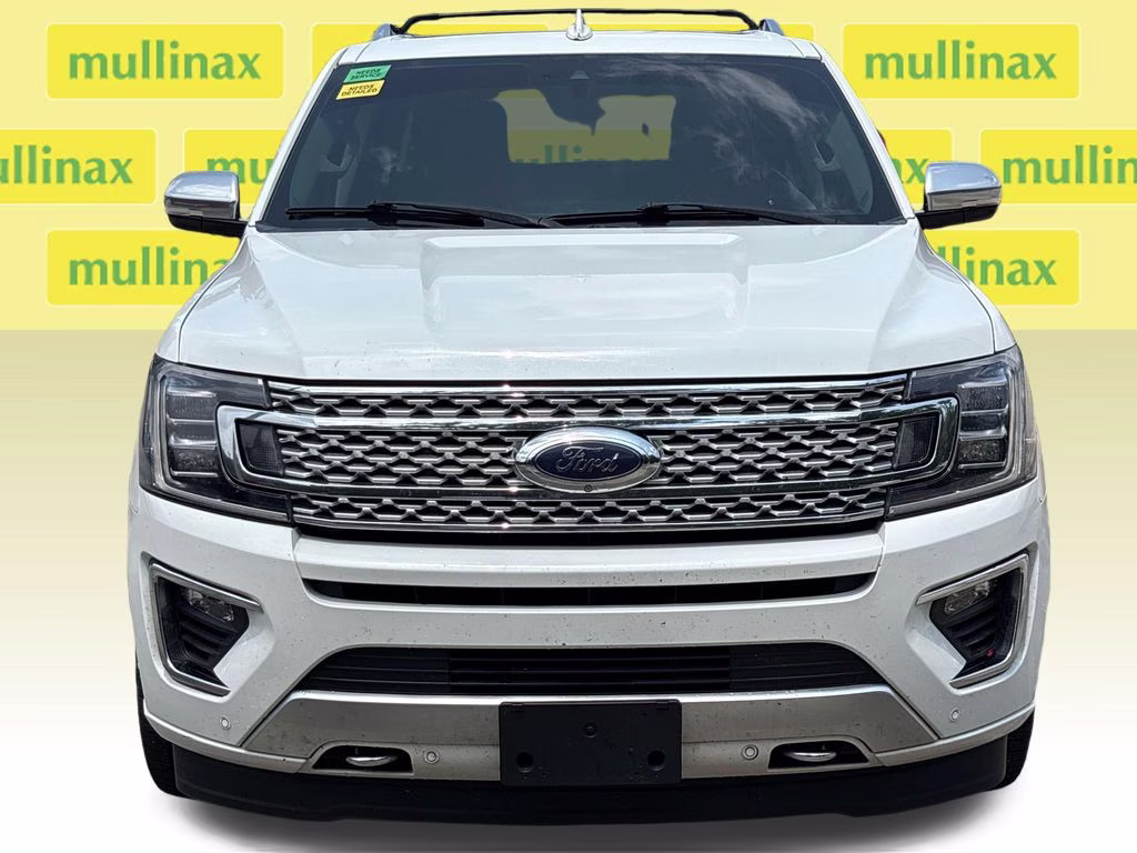2021 White Metallic Ford Expedition Max Platinum 4X4 SUV