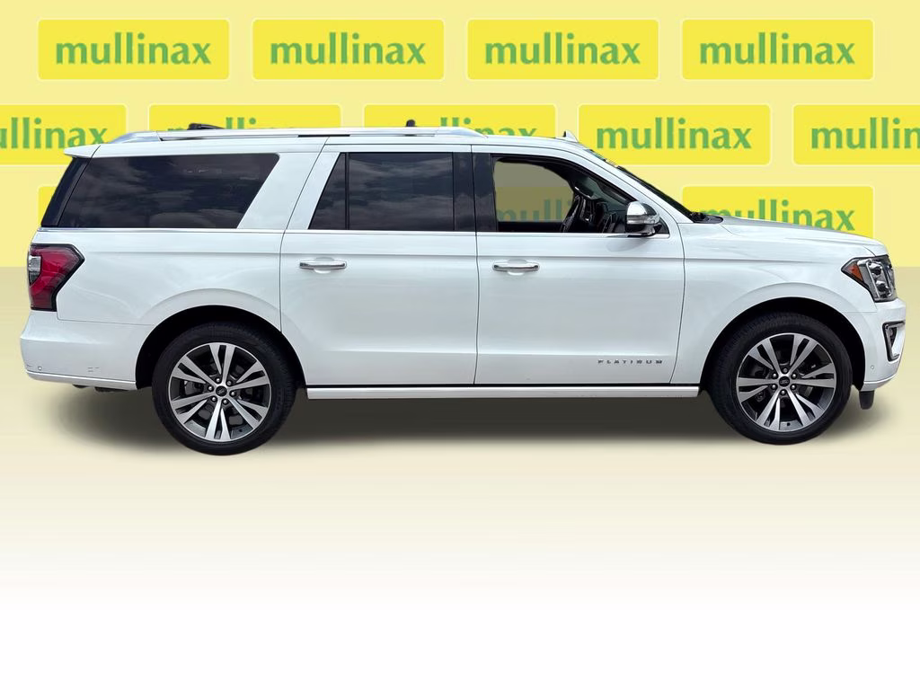 2021 White Metallic Ford Expedition Max Platinum 4X4 SUV