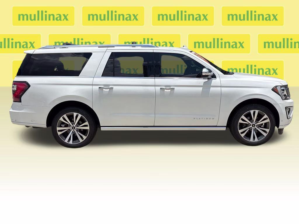 2021 White Metallic Ford Expedition Max Platinum 4X4 SUV