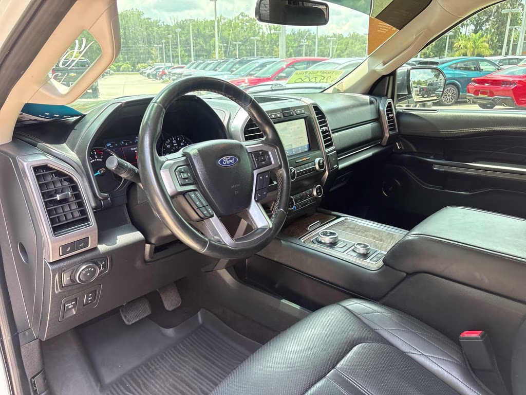 2021 White Metallic Ford Expedition Max Platinum 4X4 SUV