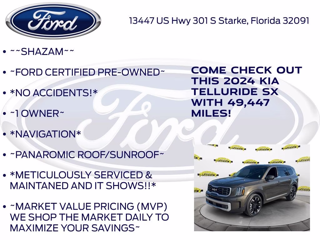 2024 Dark Moss Kia Telluride SX AWD SUV