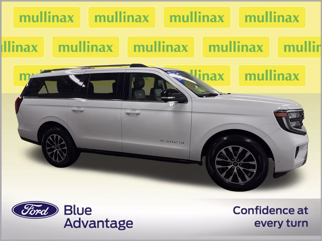 2025 Oxford White Ford Expedition Max Platinum 4X4 SUV