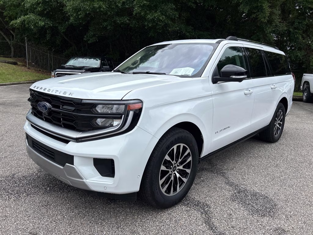 2025 Oxford White Ford Expedition Max Platinum 4X4 SUV