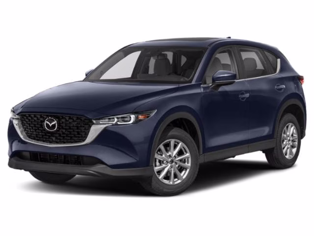 2023 Crystal Blue Mazda CX-5 2.5 S Preferred Package AWD SUV