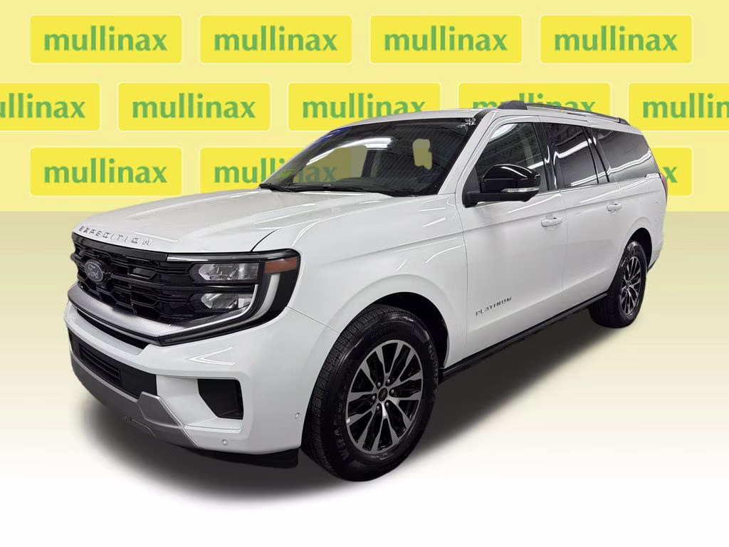 2025 Oxford White Ford Expedition Max Platinum 4X4 SUV